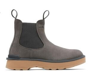 Sorel Women's Hi-Line Chelsea Boot Quarry Tawny Buff Suede Size 8 NIB Waterproof